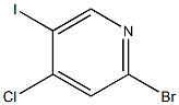 2-broMo-4-chloro-5-iodopyridine Struktur