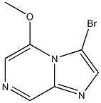 3-Bromo-5-methoxyimidazo[1,2-a]pyrazine Struktur