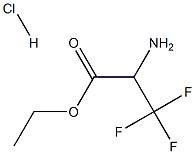 2-Amino-3,3,3-trifluoro-propionic acid ethyl ester hydrochloride Struktur