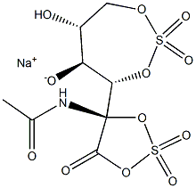 N-Acetyl-D-galactosamine-3,6-di-O-sulphate sodium salt Structure