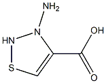 3-氨基-噻二唑-4-甲酸 結構式