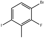 3-Bromo-2-fluoro-6-iodotoluene Struktur