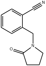 2-[(2-OXOPYRROLIDIN-1-YL)METHYL]BENZONITRILE Struktur