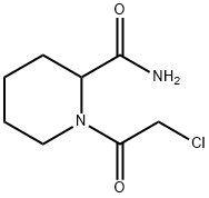 1-(2-氯乙?；?哌啶-2-甲酰胺 結構式