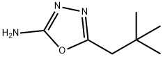 5-(2,2-dimethylpropyl)-1,3,4-oxadiazol-2-amine Struktur