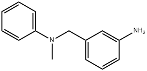 3-{[methyl(phenyl)amino]methyl}aniline Struktur