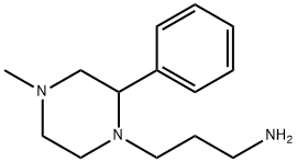 3-(4-methyl-2-phenylpiperazin-1-yl)propan-1-amine Struktur