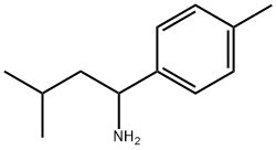 3-methyl-1-(4-methylphenyl)butan-1-amine Struktur