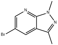 5-bromo-1,3-dimethyl-1H-pyrazolo[3,4-b]pyridine Struktur