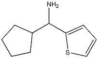 cyclopentyl(thiophen-2-yl)methanamine Struktur