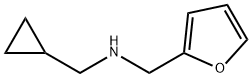 (cyclopropylmethyl)(furan-2-ylmethyl)amine Struktur