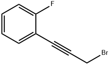 1-(3-Bromoprop-1-ynyl)-2-fluoro-benzene Struktur