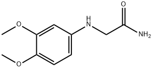 2-[(3,4-dimethoxyphenyl)amino]acetamide Struktur