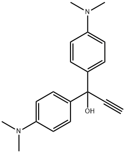 1,1-Bis[4-(dimethylamino)phenyl]-2-propyn-1-ol Struktur