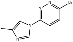 3-Bromo-6-(4-methylimidazol-1-yl)pyridazine Struktur