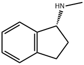 1H-Inden-1-amine, 2,3-dihydro-N-methyl-, (1R)- Struktur