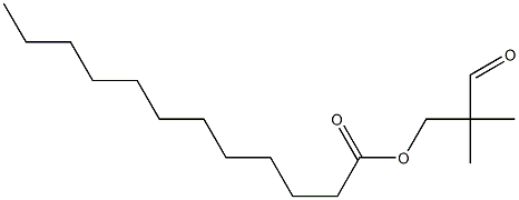 2,2-dimethyl-3-oxopropyl dodecanoate Struktur