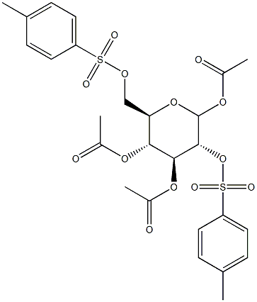 D-Glucopyranose, 1,3,4-triacetate 2,6-bis(4-methylbenzenesulfonate)