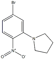 1-(5-Bromo-2-nitrophenyl)pyrrolidine Struktur