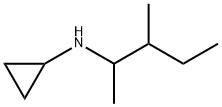 N-(3-methylpentan-2-yl)cyclopropanamine Struktur