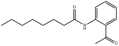 N-(2-acetylphenyl)octanamide Struktur