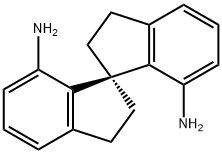 (R)-2,2',3,3'-Tetrahydro-1,1'-spirobi[1H-indene]-7,7'-diamine Struktur