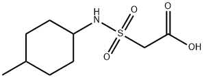 2-[(4-methylcyclohexyl)sulfamoyl]acetic acid Struktur