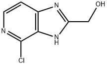 (4-chloro-1H-imidazo[4,5-c]pyridin-2-yl)methanol Struktur