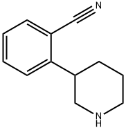 2-piperidin-3-ylbenzonitrile Struktur