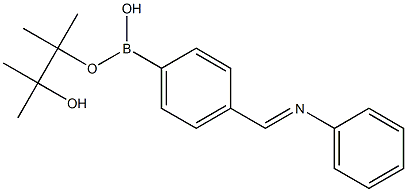 4-(Phenyliminomethyl)benzeneboronic acid pinacol ester Struktur