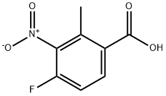 4-fluoro-2-methyl-3-nitrobenzoic acid 結構式