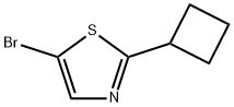 5-Bromo-2-(cyclobutyl)thiazole Struktur