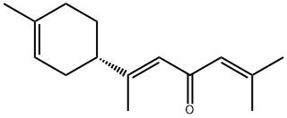 2,5-Heptadien-4-one, 2-methyl-6-[(1S)-4-methyl-3-cyclohexen-1-yl]-, (5E)- Struktur