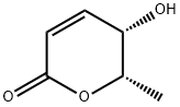 (5S,6S)-5-hydroxy-6-methyl-5,6-dihydro-2H-pyran-2-one Struktur