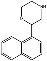 2-(naphthalen-1-yl)morpholine Struktur