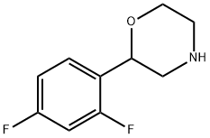 2-(2,4-difluorophenyl)morpholine Struktur