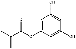 3,5-Dihydroxyphenyl methacrylate Struktur