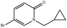 5-Bromo-1-(cyclopropylmethyl)pyridin-2(1H)-one Struktur