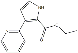 Ethyl 3-(2-Pyridyl)-1H-pyrrole-2-carboxylate Struktur