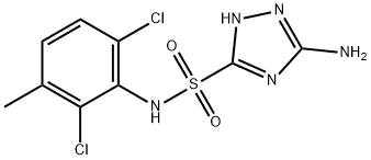 5-amino-N-(2,6-dichloro-3-methylphenyl)-1H-1,2,4-triazole-3-sulfonamide Struktur