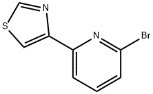 2-Bromo-6-(thiazol-4-yl)pyridine Struktur