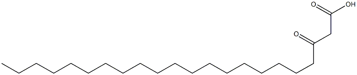 3-Oxodocosanoic acid Struktur