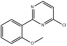 4-Chloro-2-(2-methoxyphenyl)pyrimidine Struktur