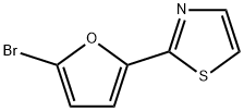 2-Bromo-5-(2-thiazolyl)furan Struktur