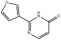 4-Hydroxy-2-(3-furyl)pyrimidine Struktur