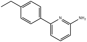 2-AMINO-6-(4-ETHYLPHENYL)PYRIDINE Struktur