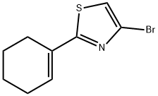 4-Bromo-2-(cyclohexenyl)thiazole Struktur