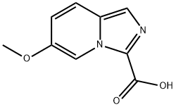 6-methoxyimidazo[1,5-a]pyridine-3-carboxylic acid Struktur