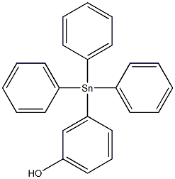 3-(triphenylstannyl)phenol Struktur