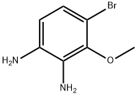 4-Bromo-3-methoxyphenylene-1,2-diamine Struktur